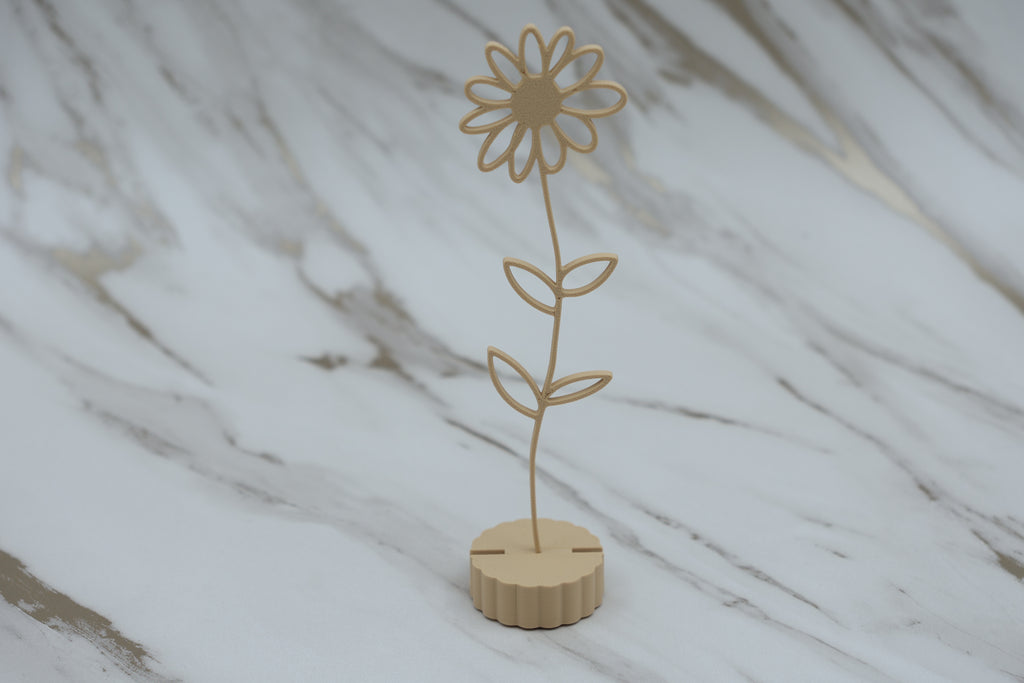 Geboorte bloem met voetje
