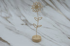 Geboorte bloem met voetje