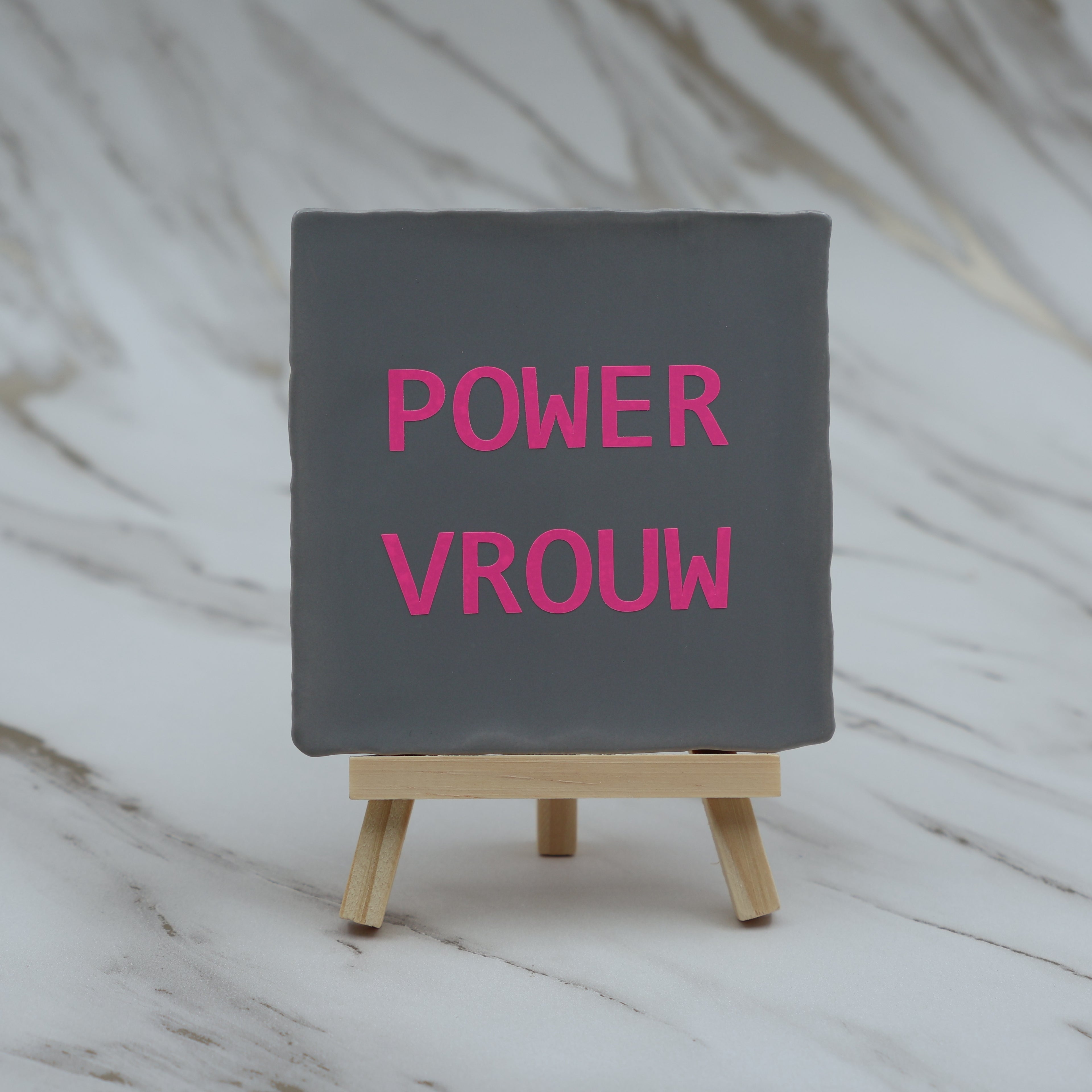 Tegeltje POWER VROUW