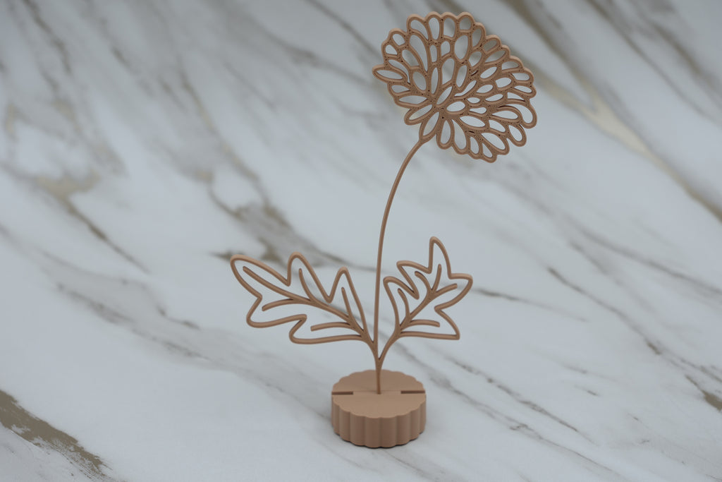 Geboorte bloem met voetje