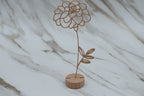 Geboorte bloem met voetje